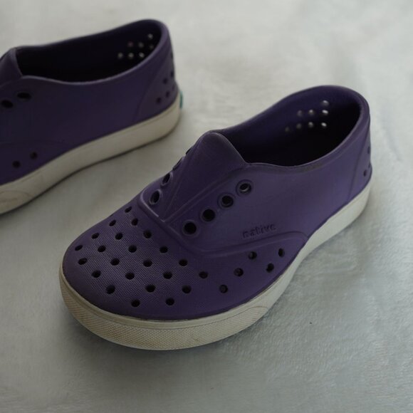 Native Miller Slip-On Water Shoes Purple Size C8 Kids Lightweight Summer Casual - Picture 5 of 7